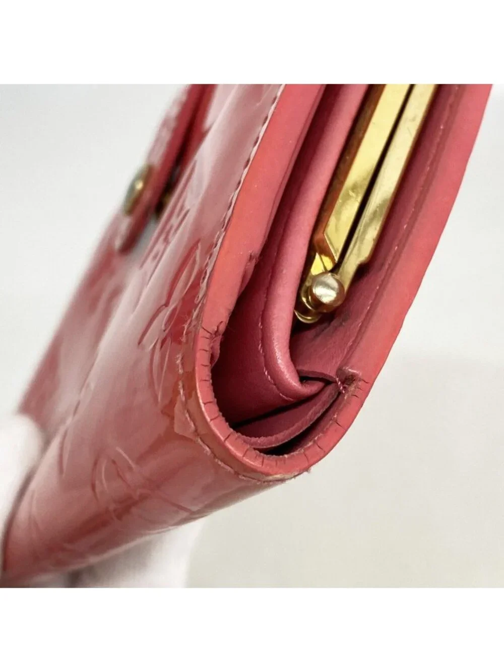 Louis Vuitton Wallet Vernis Porte-Monnaie Viennois Fran Fleece
